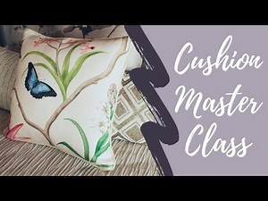 How to Make a Pillow or Cushion Cover with Cord Trim & Zip ✂️ DIY HOME DECOR