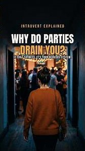 Why Parties Drain You: The Introvert Brain Explained