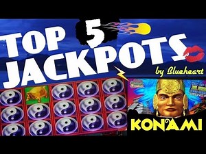 ★★ TOP 5 JACKPOTS ★★ BEST WINS from KONAMI slot machines- JACKPOTS/ BIG WINS