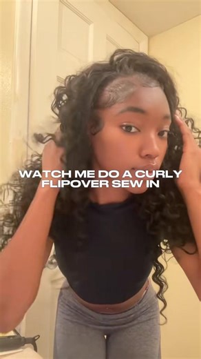 Curly Flipover Tutorial 🔥| Quick & FAST 😍 Organique Hawaiian Curl Hair #blackgirlhair #viral