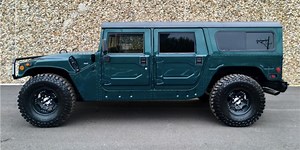 Someone Please Buy This Green Big-Block Chevy V8-Swapped Hummer H1