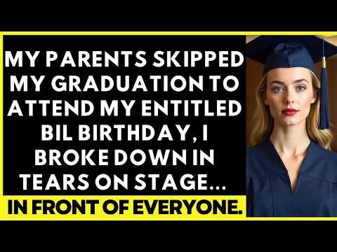My Parents Skipped My Graduation To Attend My Entitled BIL Birthday, I Broke Down...Reddit Family