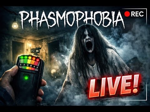 Phasmophobia but Ghost hunts me 👻 | Goals: 200 subs 🎯