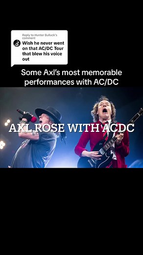Axl Rose's Memorable AC/DC Performances