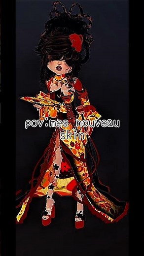 mes skin avant et mtn #roblox #robloxdressup #rblx#dresstoimpress #dti #halloween