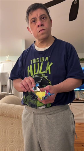 Wait for it… 😂 John thought he was getting a Rice Krispie treat… turns out it was COTTON CANDY. The betrayal. The confusion. The immediate “NO WAY.” Living with my brother means snack surprises, dramatic reactions, and never knowing what’s actually in the wrapper. If you know John, you know he does NOT like unexpected plot twists in his food. Would you rather have a Rice Krispie treat or cotton candy? Drop your vote below 👇 #SpecialNeedsFamily #SiblingLife #FunnyFamilyMoments #JohnDP #inclusiv