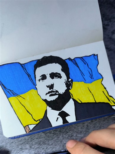 How To Draw Ukraine 🇺🇦🔥 #howtodraw #drawingtutorial #artist #ukraine #zelensky