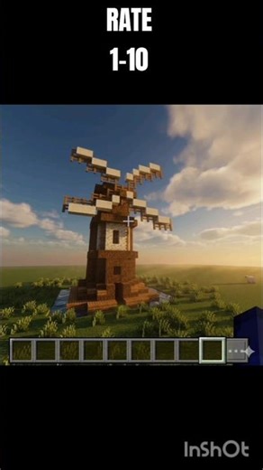 Minecraft Windmill Build #minecraft #minecraftbuilding