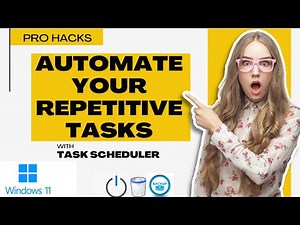 Master Windows Automation with Task Scheduler 🔧💻 | Disk Cleanup, Weekly Backup & System Restart