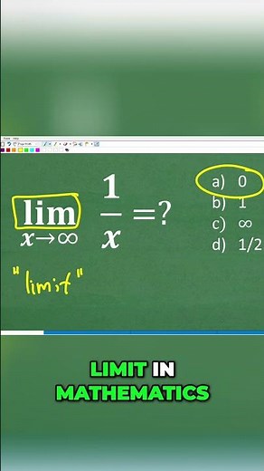 Calculus Limit Explained Infinity Behavior in Fractions #math #maths #calculus
