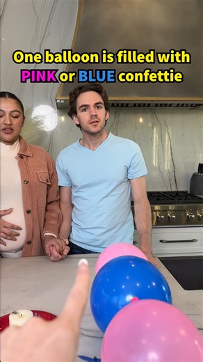 Balloon pop gender reveal!🙌 | Blake K