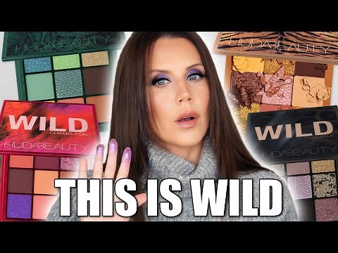 New HUDA BEAUTY Eyeshadows MAKEUP REVIEW