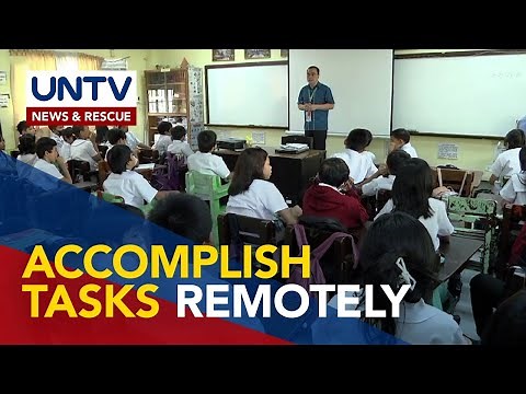 Asynchronous set up on April 15-16 given to finish pending tasks - DepEd