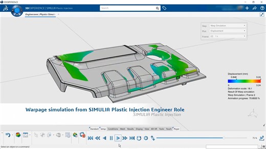catia Mold & compensation Engineer 借助专用设计、仿真和补偿指导助手，通过加快注塑模具设计，降低准确生产零件的成本