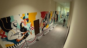 Guess what! We have another Graffiti Wall loading… Visit our Andalusia Court’s corridor and discover the awesome art that ZeeArts has cooking-up. #ExploreIBM #MyDubai #IbnBattuta #Mall #Dubailife Artist - Shahul Hameed خمّنوا معنا! لدينا الآن حائط رسومات جدارية جديد. تفضلوا بزيارة ممر ساحة الأندلس واستكشفوا الأعمال الفنية المدهشة التي يقوم فريق زي آرت غاليري بالعمل عليها. | Ibn Battuta Mall