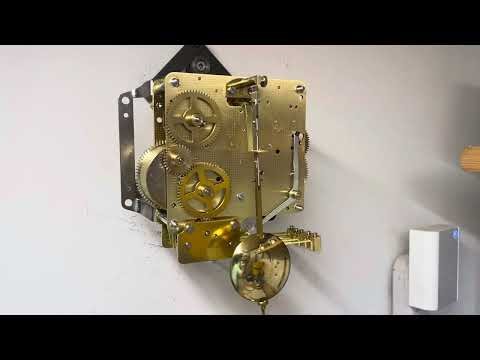 Hermle 341-020A mantel clock movement. NOS built in 2021! YP159