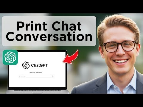 How to Print ChatGPT Conversation (2025 Guide)
