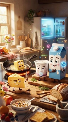 Milk, Cheese, Yogurt & Butter: Healthy… but Balance Matters 🥛🧀