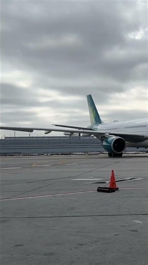 The satisfying moment an A330-300 pushes back #aviation #airbus #shorts
