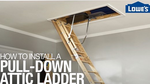 How to Install Pull-Down Attic Stairs