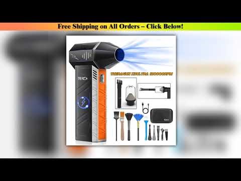 Updated Version X3Ultra Turbo Fan Jet,Mini Handheld 180000RPM Powerful Compressed air Duster(with