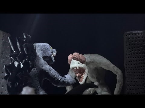 Godzilla vs Cloverfield (Claymation)