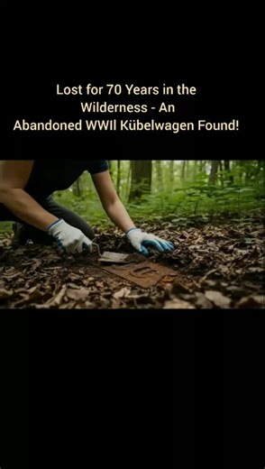 Abandoned WWII Kübelwagen Discovered After 70 Years