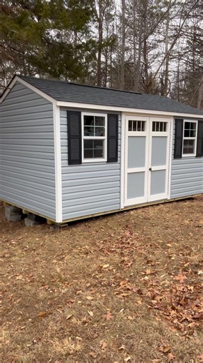 10x16 Gable Shed Build 🔨 #shed #build #howto #construction #blue #new #livestream #backyardbuilds