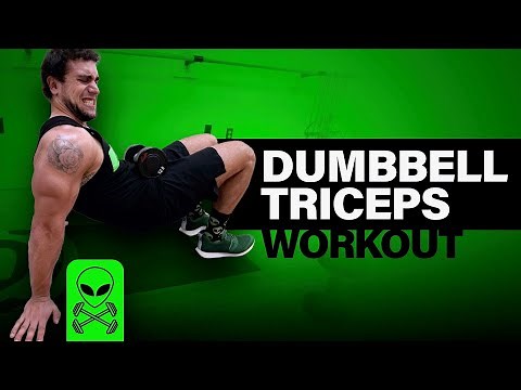Intense 6 Minute Dumbbell Tricep Workout