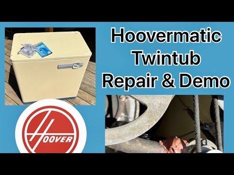 Hoovermatic TwinTub, Repair & Full First Demo!