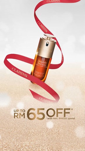 Discover Clarins signature collections, formulated with plants — empowering beauty since 1954. Enjoy Clarins 11.11 sales with up to RM65 off with min. spend, free delivery and 6-pc gift with every order! | Clarins