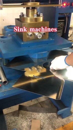 Cecilia | How to make the round corner sink#handmade kitchen sink production line#sink machines#metal cabinets production line#sink machines manufacturer | Instagram