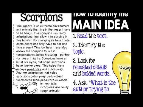 RI.4.2 - Main Idea and Details