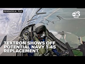 Textron shows off potential Navy T-45 replacement during Pensacola visit