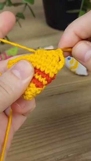 How to Make a Fish Crochet Keychain | Amigurumi Fish No Sew🐠🐠🐠