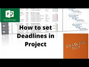 Mastering Deadlines: Microsoft Project Tutorial