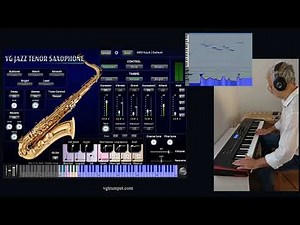 VG Jazz Tenor Saxophone Virtual Instrument. Works with MIDI, wind, breath controllers. VST AU plugin