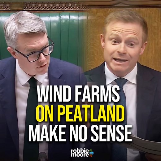 Our peatlands store 26 times more carbon than UK forests. Building wind farms on them in the name of net-zero therefore makes net-zero sense. Unfortunately - still no sign of a clear position on this from our Labour government I will not support the development of the Calderdale Wind Farm 👇 Do keep signing the petition here: https://petition.parliament.uk/petitions/739659 | Robbie Moore MP