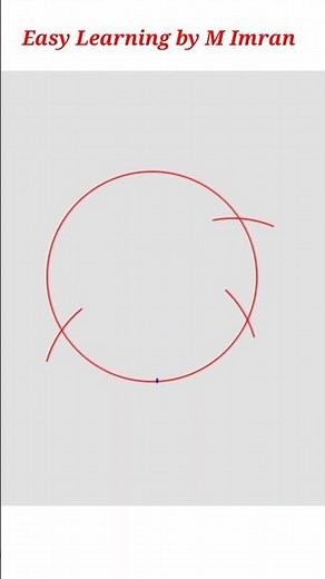 How to draw regular hexagon using compass ?