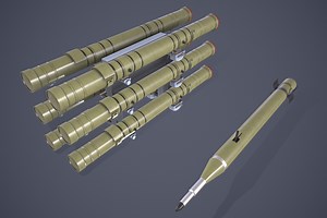 9M120 Ataka Rocket Launcher | 3D Weapons | Unity Asset Store