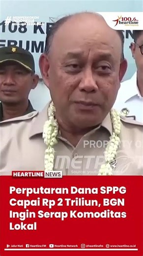 Perputaran Dana SPPG Capai Rp 2 Triliun, BGN Ingin Serap Komoditas Lokal