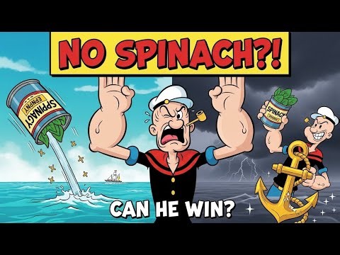 Popeye LOSES His Spinach Power! What Happens Next Will Make You CRY 😢⚓