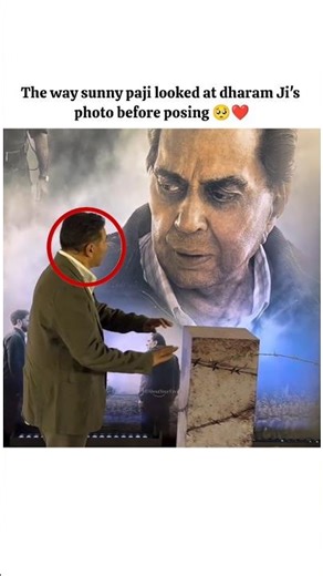 such a emotional moment 🥺❤️ #Sunnydeol #dharmendra #shortsfeed #shorts