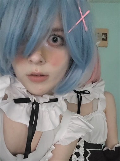rem ram 🩷💙🩷 #cosplaygirl #remram #rem #cosplayers #cute | Rem Cosplay