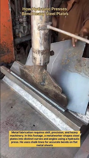 How Hydraulic Presses Bend Heavy Steel Plates