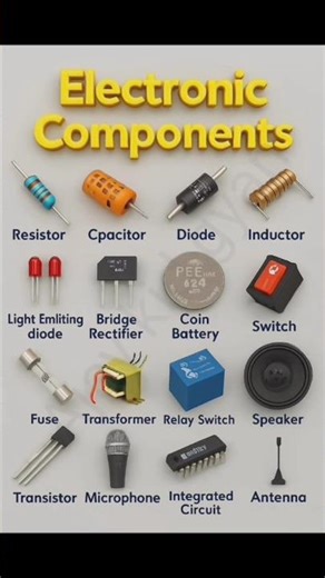 Electronic Components 🤔#diy #shorts #viral #trending #electronic #status