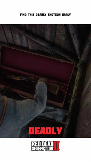 Find this deadly shotgun early in rdr2 #rdr2 #reddeadredemption2 #johnmarston #arthurmorgan #yt