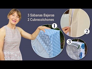 HOW TO MAKE ADJUSTABLE SHEETS AND MATTRESS PROTECTOR EASY
