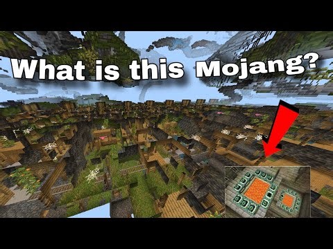 What is this Mojang? (Minecraft awesome seed)