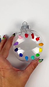 13M views · 72K reactions | Painted ornament. Tutorial—> https://colormadehappy.com/diy-hand-painted-ornaments/ | Color Made Happy | Facebook